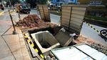 Jalan Otista Jaktim Menyempit Gegara Proyek Ini