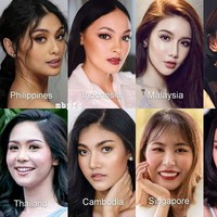 Ini Singapura mirip bibi kantin ya, caci netizen. Apakah Singapura memilih foto yang salah?, komentar lainnya. Perwakilan Singapura itu terlalu banyak operasi plastik atau operasi plastiknya gagal?, kritik netizen. Foto: Instagram