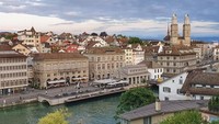 Zurich di Swiss naik dari posisi keenam ke posisi ketiga dalam daftar (Foto: Monica Suparta/dTraveler)
