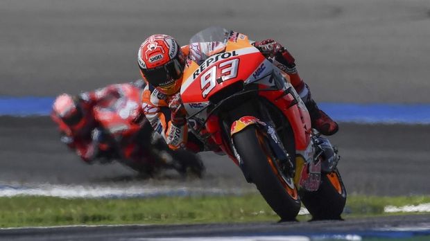 Marc Marquez bisa tampil lebih agresif setelah juara dunia 2019 sudah aman di dalam genggamannya.