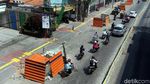 Jalan Otista Jaktim Menyempit Gegara Proyek Ini