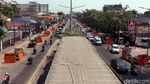 Jalan Otista Jaktim Menyempit Gegara Proyek Ini