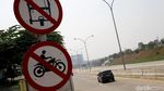 Sudah Dibuka, Mobil Lalu-lalang di Tol Cijago Seksi II
