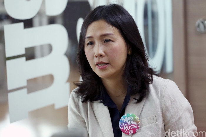 Veronica Tan Veronica Tan saat berkunjung ke kantor detikcom.