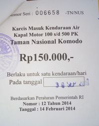 Ini Rincian Tiket Masuk ke Pulau Komodo