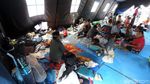 Warga Korban Kebakaran Taman Sari Ngungsi di Tenda Darurat