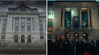 William J Brennan Courthouse telah berfungsi sebagai pengadilan di New Jersey sejak tahun 1906. Dalam film Joker, bangunan itu berfungsi sebagai rumah konglomerat Thomas Wayne atau ayah Batman (Google Street View/Warner Bros)