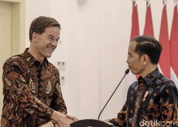 Jokowi bertemu Perdana Menteri (PM) Kerajaan Belanda Mark Rutte (Budi-detikcom)