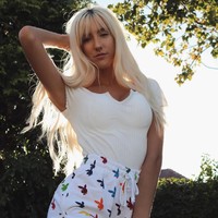 Influencer ini memiliki 77.800 suka di platform khusus konten dewasa dan puluhan ribuan pengikut di Instagram. Ally berbagi foto-foto dirinya dalam balutan busana minim. Foto: Instagram