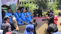 Saat ini, mata air irung itu berada di tengah kawasan wisata yang tengah dibangun. Masyarakat berharap tetap bisa menikmati airnya (Yudha Maulana/detikcom)