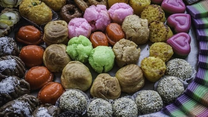 kue lapis and other traditional food from indonesia