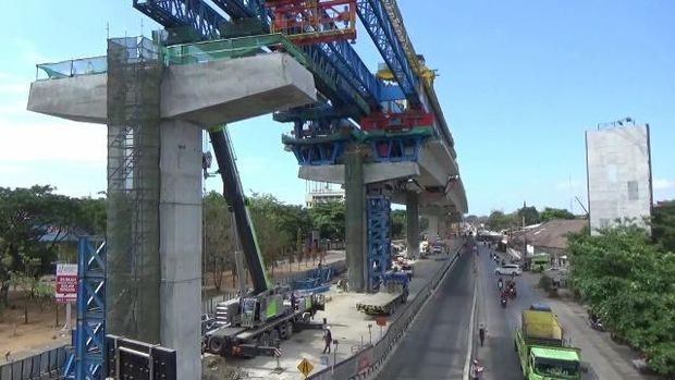 DOK. ISTIMEWA-Proyek Tol Layang Jl AP Pettarani Makassar Sulsel