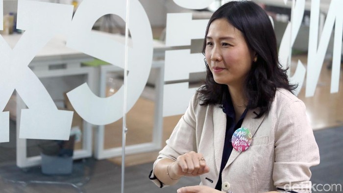 Veronica Tan Veronica Tan saat berkunjung ke kantor detikcom.