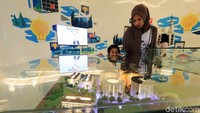 Pengunjung bisa melihat maket dan geografis Kota Bandung.