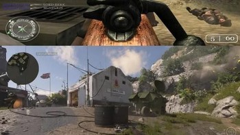 Call of Duty (2003) vs Call of Duty WWII (2017) Foto: pocket-lint