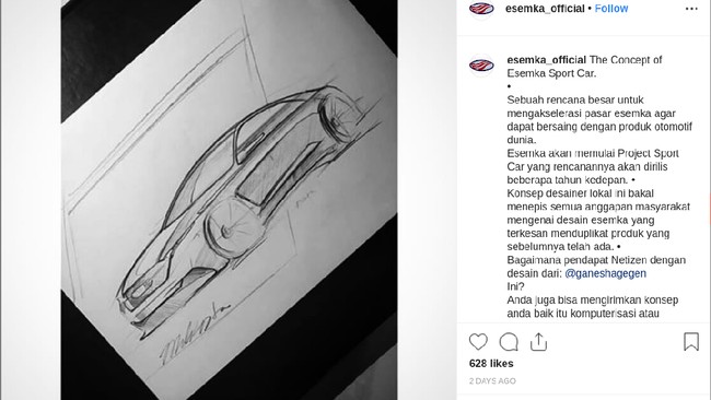 Foto: Instagram @esemka_official Foto: Instagram @esemka_official