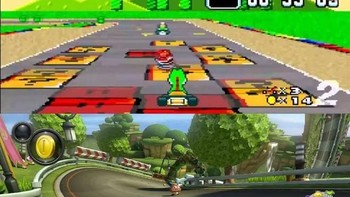 Mario Kart (1992) vs Mario Kart 8 (2014) Foto: pocket-lint