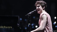 Shawn Mendes mengaku senang bisa mendapat sambutan yang meriah. Foto: Shawn Mendes / Asep S.
