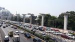 Penampakan Terkini Proyek LRT Cawang-Dukuh Atas