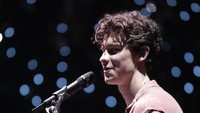 Shawn Mendes menggelar konsernya di Sentul International Convention Center. Foto: Asep Syaifullah
