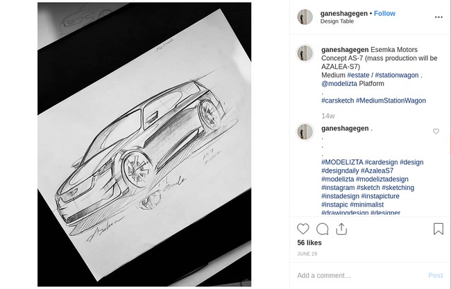 Sketsa Mobil Sport hingga Sedan Esemka, Cocok Jadi Mobil Listrik?