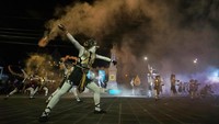 Tahun ini WJNC mengangkat tema Ringgit Wanara Kagungan Dalem Karaton Ngayogyakarta Hadiningrat atau biasanya dikenal sebagai Wayang Kapi-Kapi. Wayang Kapi-Kapi merupakan wayang unik milik Keraton Yogyakarta yang jarang dipertontonkan untuk umum. Antara Foto/Andreas Fitri Atmoko
