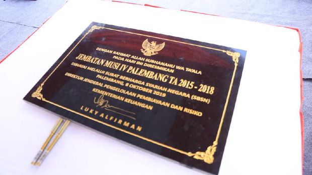 Berkat Sukuk Negara, Jembatan Musi IV Palembang Terbangun
