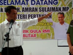 Curhat Mentan, Difitnah Terima Gratifikasi Pembangunan Pabrik Gula