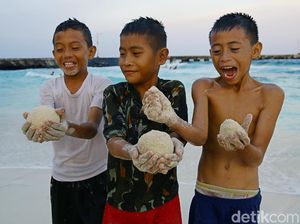 Potret Anak-anak Miangas yang Ceria dan Bersemangat