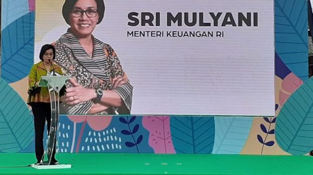 Menteri Keuangan Sri Mulyani Indrawati (CNBC INdonesia/Lidya Kembaren)