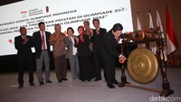 Ketua Umum Komite Olimpiade Indonesia (KOI) periode 2015-2019 Erick Thohir membuka kongres di Hotel Ritz Carlton, Jakarta, Rabu (9/10/2019).