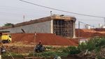 Penampakan Proyek Terowongan Tol Desari yang Ambruk