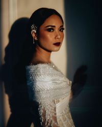 Hemat Budget Nikah, Ayla Dimitri Pakai Baju Sama Tapi Beda di Akad & Resepsi