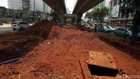 Penataan ini juga untuk mempercantik dan merapikan kawasan kolong JLNT Casablanca.