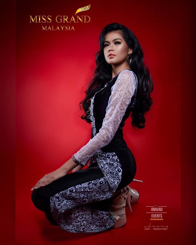 Mel Dequanne terpilih sebagai Miss Grand Malaysia 2019 pada Mei 2019. Dia mengalahkan 22 finalis lainnya dari berbagai daerah Malaysia. Dequanne sendiri berasal dari Penampang, Sabah. Foto: Instagram