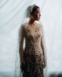 Hemat Budget Nikah, Ayla Dimitri Pakai Baju Sama Tapi Beda di Akad & Resepsi