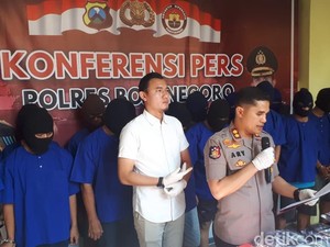 Puluhan Penjahat Jalanan Diamankan Polisi Bojonegoro, Dua Orang DPO