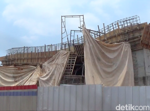 Waduh! Sudah 2 Kali Proyek Tol Desari Ambruk