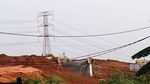 Penampakan Proyek Terowongan Tol Desari yang Ambruk