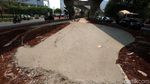 Pedestrian di Kolong JLNT Casablanca Mulai Ditata