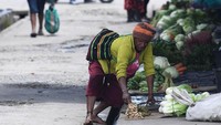 Para pedagang pun nampak mulai kembali berjualan di Pasar Tradisional Tolikelek, Kota Wamena.