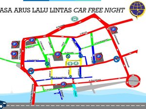 Jumat-Sabtu, Pemkot Semarang Uji Coba Car Free Night di Kota Lama