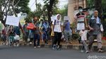 Pencari Suaka Aksi Long March ke Kebon Sirih
