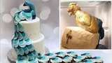 Pesan Cake Bertema Merak, Pengantin Ini Malah Dapat Cake dengan Burung Menyeramkan