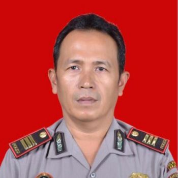 Kapolsek Menes Kompol Dariyanto yang ikut terluka diserang Abu Rara.