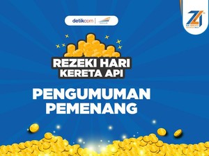 Inilah Daftar Pemenang Rezeki Hari Kereta Api