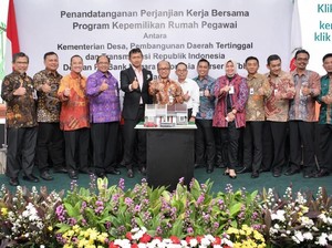 Sejahterakan Pegawai, Kemendes Bagi-bagi Rumah Subsidi