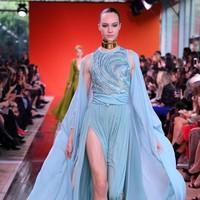 Elie Saab memperagakan koleksi terbarunya di Paris Fashion Week 2020. Prancis. Sabtu (28/09/2019). Photo by Pascal Le Segretain/Getty Images