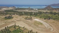 Begini penampakan terkini progres pembangunan Sirkuit Mandalika, Pujut, Praya, Lombok Tengah, Nusa Tenggara Timur.