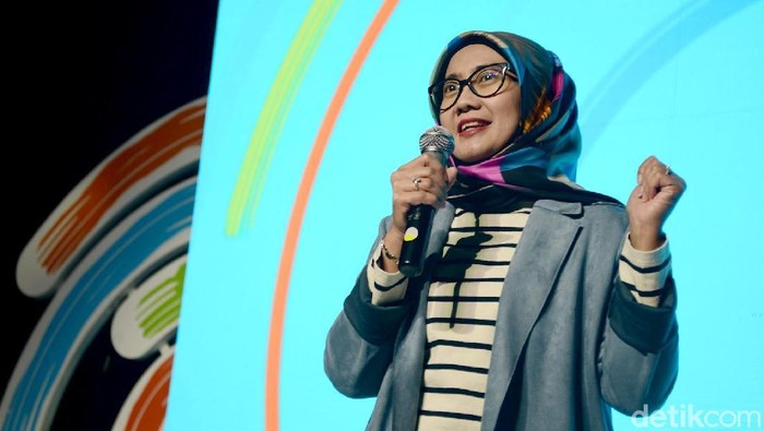 Emma Sri Martini dari Dirut Telkomsel pindah jadi Dir Keuangan Pertamina (Rachman Haryanto/detikcom) Emma Sri Martini dari Dirut Telkomsel pindah jadi Dir Keuangan Pertamina (Rachman Haryanto/detikcom)
